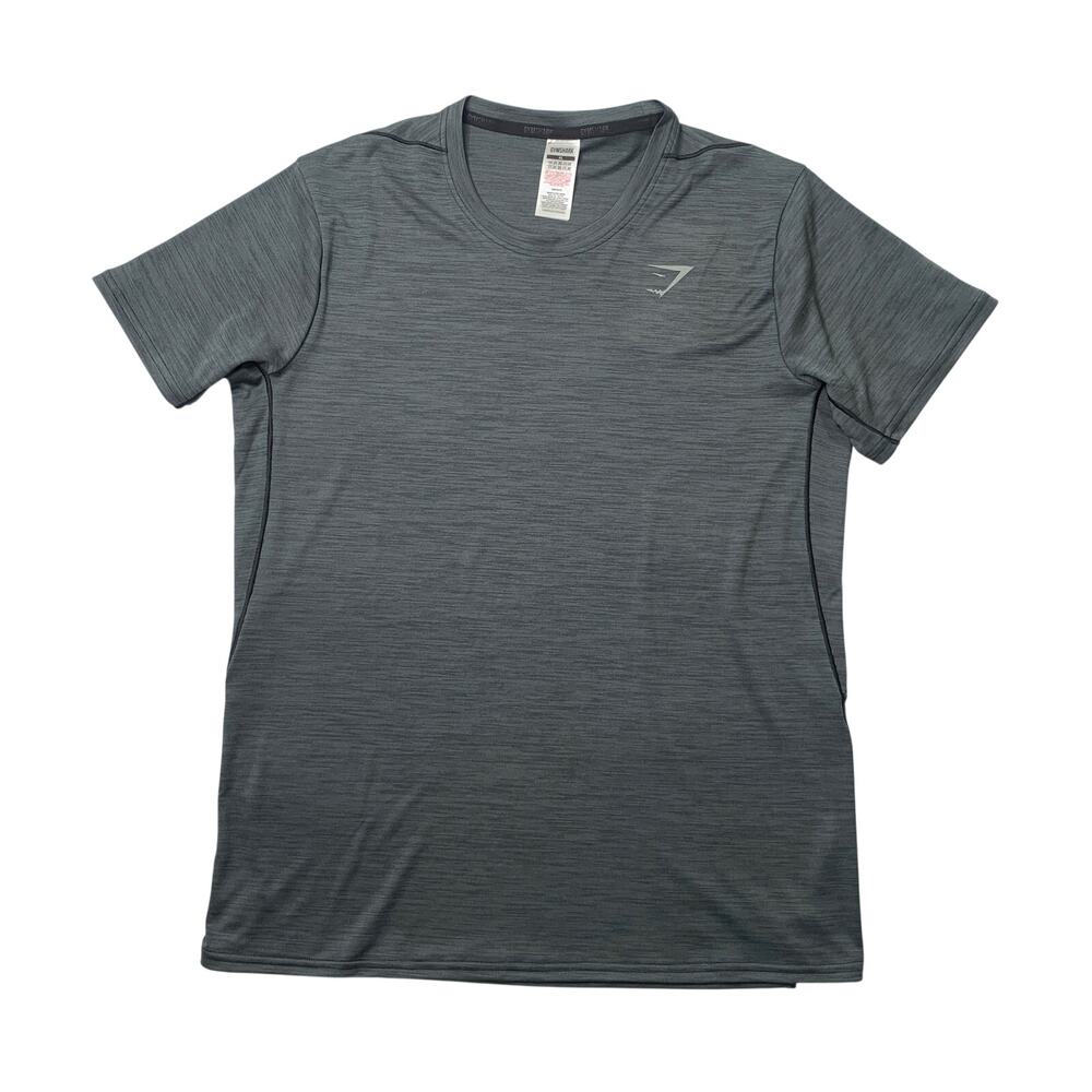 Gymshark T Shirt Mens XL Gray Black Short Sleeve Arrival Active Workout Training